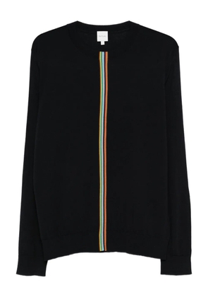 Paul Smith rainbow-striped sweater - Black