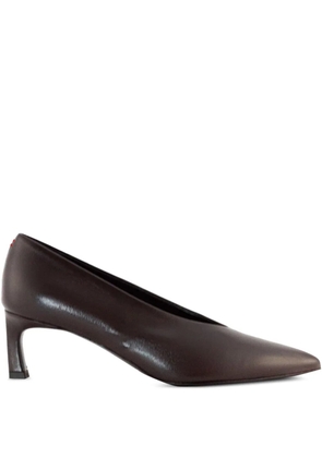 Halmanera 50mm Vale heeled pumps - Brown