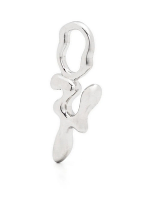 Maria Black Fluent Letter Y pendant - Silver