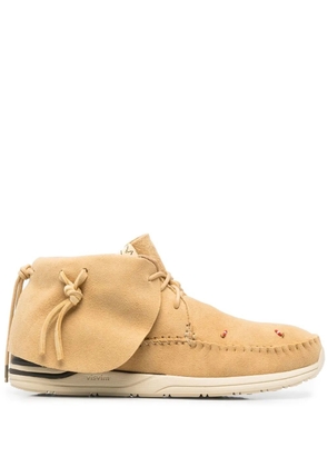 visvim knot-detail lace-up boots - Neutrals