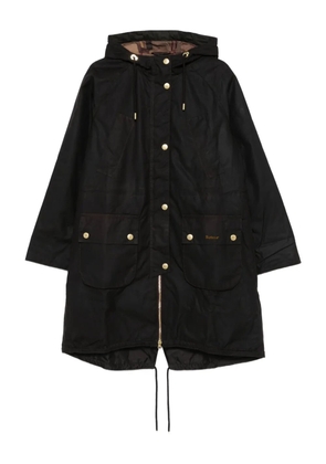 Barbour hooded buttoned coat - Brown