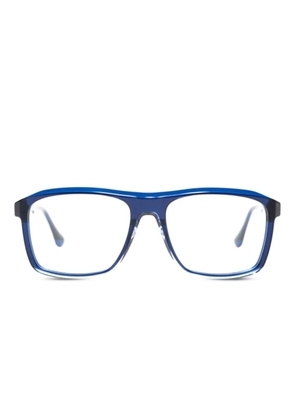 Xavier Garcia Design EDVARD rectangle-frame glasses - Blue
