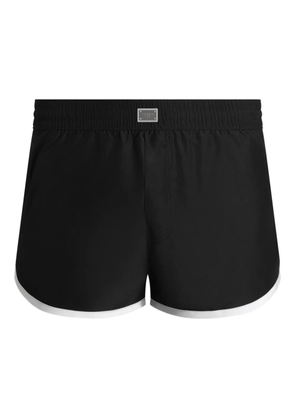 Dolce & Gabbana logo-plaque swim shorts - Black