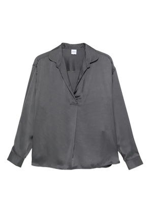 ASPESI satin blouse - Grey