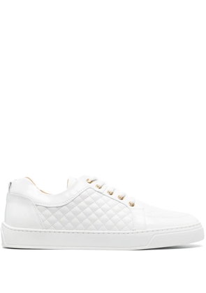 Leandro Lopes quilted low-top sneakers - White