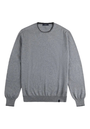 Fay elbow-patch sweater - Grey