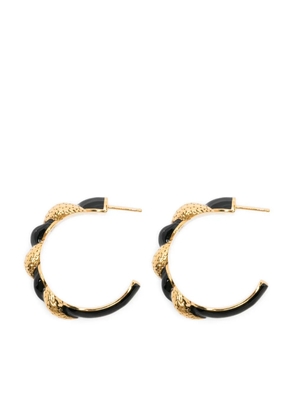 Aurelie Bidermann Tempta textured hoop earrings - Gold