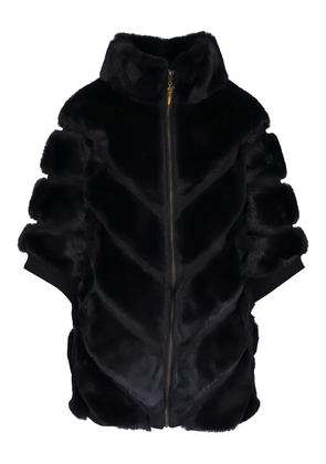 Camilla Istanbul Animalia faux-fur coat - Black
