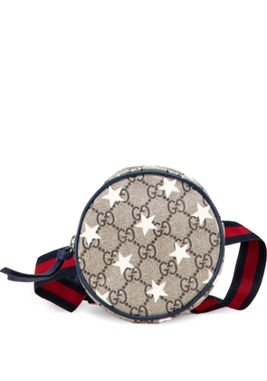 Gucci Pre-Owned 2016-2025 Kids GG Supreme Stars Web belt bag - Brown
