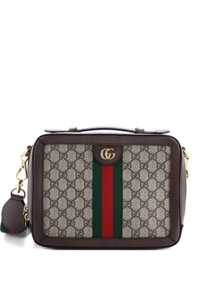 Gucci Pre-Owned Ophidia Zip Around Camera Bag GG Coated Canvas Small shoulder bag - Brown