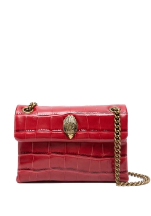 Kurt Geiger London crocodile-effect chain bag - Red