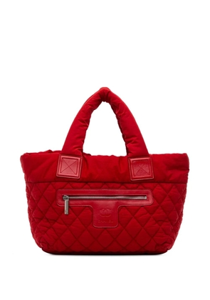 CHANEL Pre-Owned 2009-2010 Small Quilted Nylon Coco Cocoon tote bag - Green