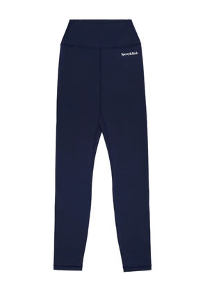 Sporty & Rich high-rise logo performance trousers - Blue