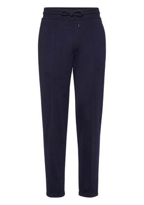 Brunello Cucinelli french-terry track pants - Blue
