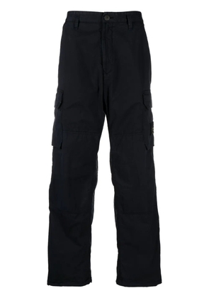 Stone Island Compass-patch cargo trousers - Blue