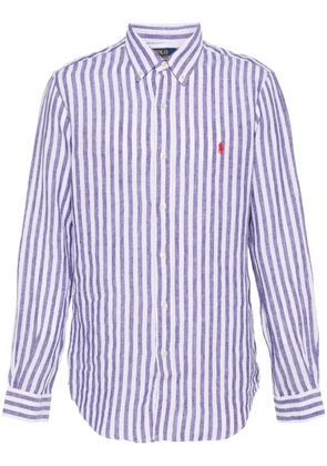 Polo Ralph Lauren Polo Pony-embroidered linen shirt - Blue