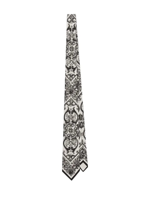 Dolce & Gabbana silk tie - White