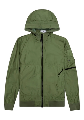 Stone Island Compass-badge hooded jacket - Green