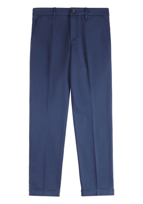 Fay cotton-blend chino trousers - Blue