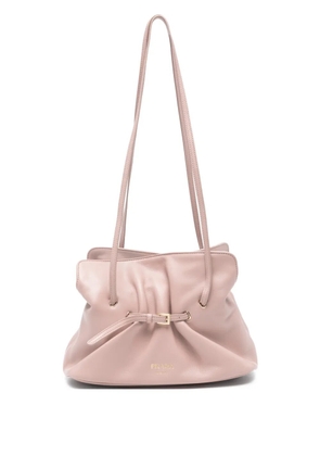 Prada gathered-detail buckled shoulder bag - Pink