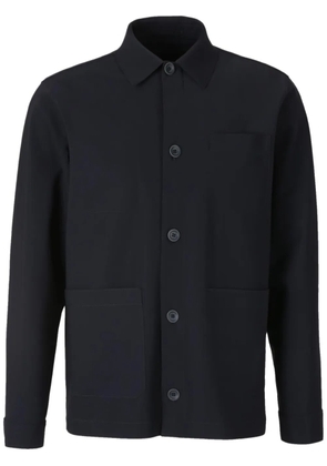 Herno button-up overshirt - Blue
