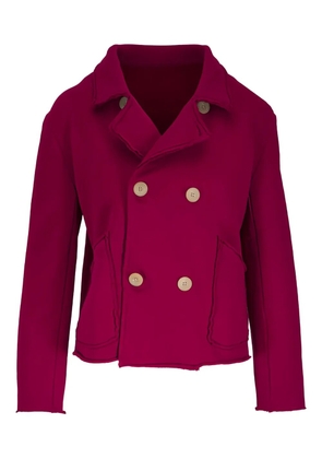 Frank & Eileen Belfast double-breasted crop jacket - Red
