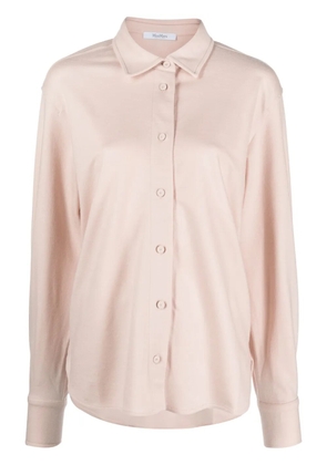 Max Mara long-sleeved virgin wool shirt - Pink