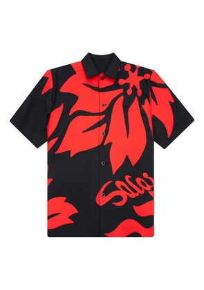 sacai floral-print shirt - Red