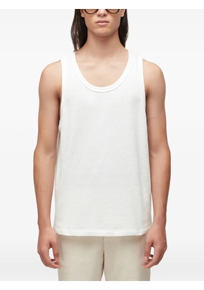 Osklen textured vest - White