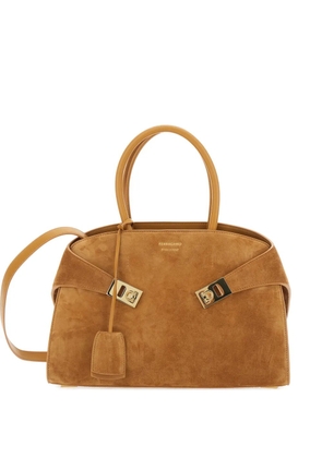 Ferragamo small top handle tote bag - Brown