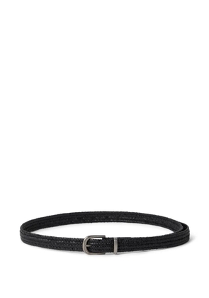 Brunello Cucinelli leather belt - Black