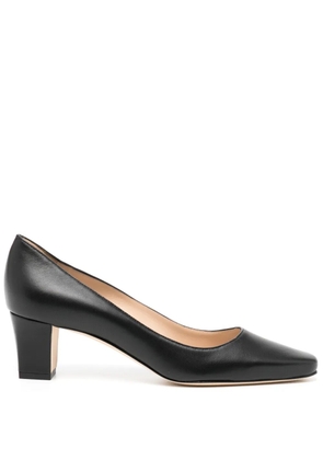 Manolo Blahnik Okkatopla 50mm leather pumps - Black