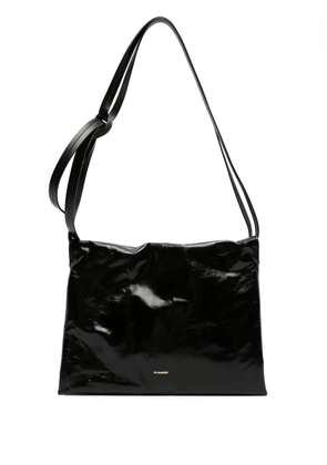 Jil Sander small leather shoulder bag - Black