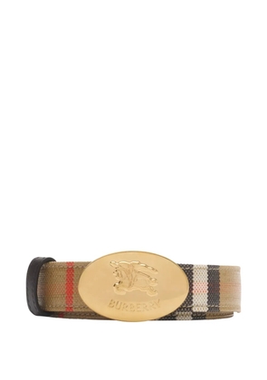 Burberry reversible checked belt​ - Neutrals