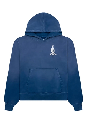 D-R-G-N Bones skull hoodie - Blue