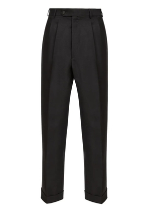 Maison Margiela four-stitch logo tailored trousers - Black