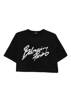 Balmain graphic-print t-shirt - Black