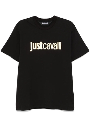 Just Cavalli logo-print T-shirt - Black