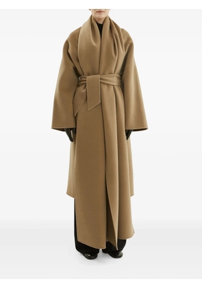 La Collection wool scarf - Brown