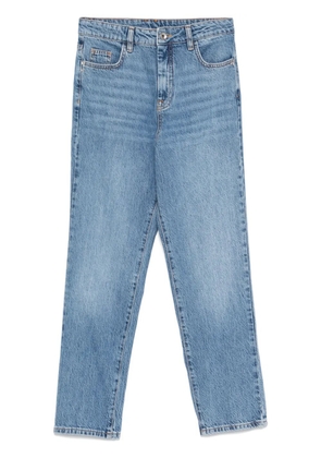 Patrizia Pepe Fly-motif jeans - Blue