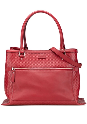 Gucci Pre-Owned 2000-2015 Large Microguccissima satchel - Red