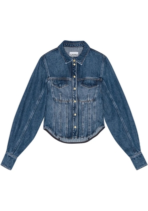 GANNI denim shirt - Blue