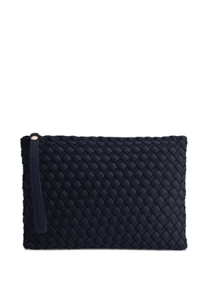 MARREA woven wristlet clutch bag - Blue