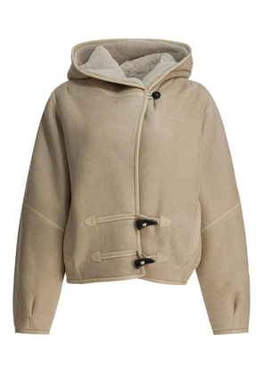ISABEL MARANT Amiel hooded toggle jacket - Neutrals