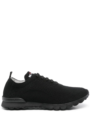 Kiton knitted lace-up sneakers - Black