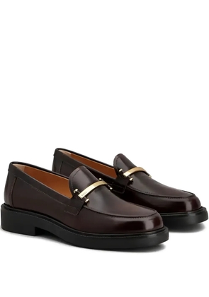 Tod's round-toe loafers - Brown