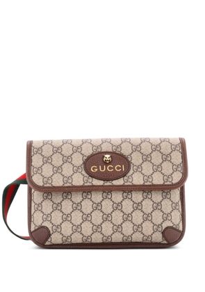 Gucci Pre-Owned Neo Vintage Flap GG Coated Canvas belt bag - Brown