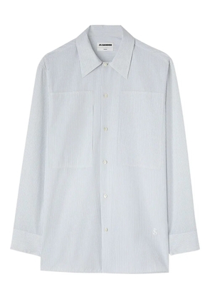 Jil Sander striped shirt - Blue