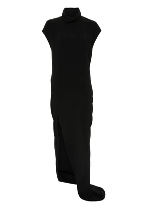 Rick Owens EDFU T asymmetric maxi dress - Black