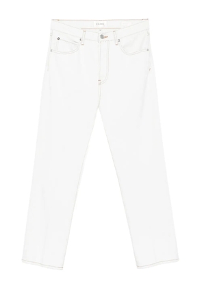 FRAME contrast-stitching jeans - White